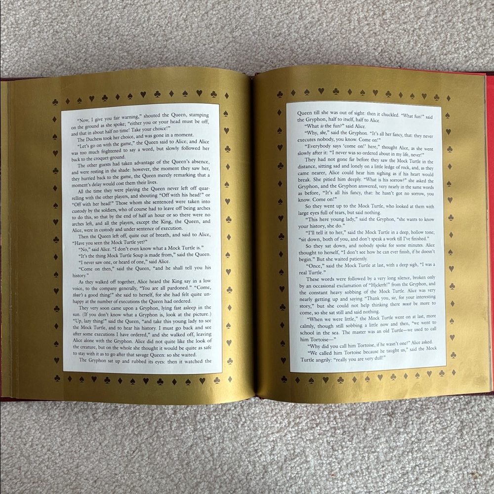 Alice in Wonderland Hardcover Book - Picture 7 of 9